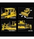 MOLD KING 17024 D8K Bulldozer Juego de juguetes de bloques de construcción de control