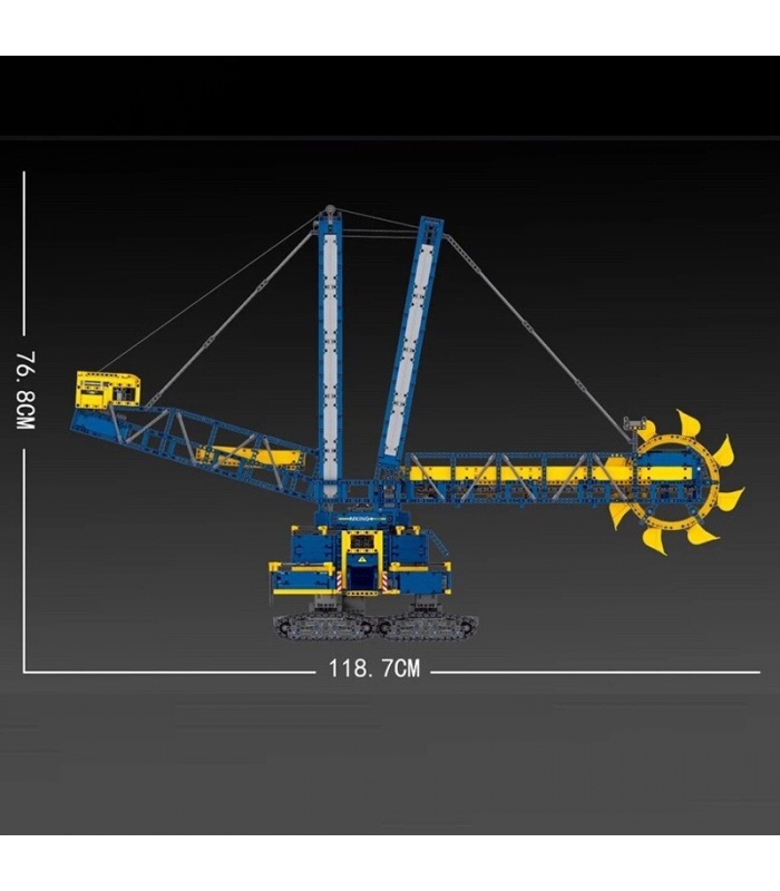 MOULD KING 17006 Bucket Wheel Excavator Remote Control Building Blocks Toy Set