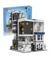 MOLD KING 16043 Galerie d'art avec lumières LED Novatown Series Building Blocks Toy Set