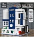 MOULD KING 16043 Art Gallery with LED Lights Novatown Series Building Blocks Toy Set