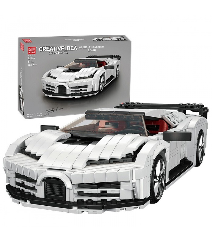 MOULD KING 10004 Bugatti 110 Special Edition Sports Car Building Blocks Toy Set