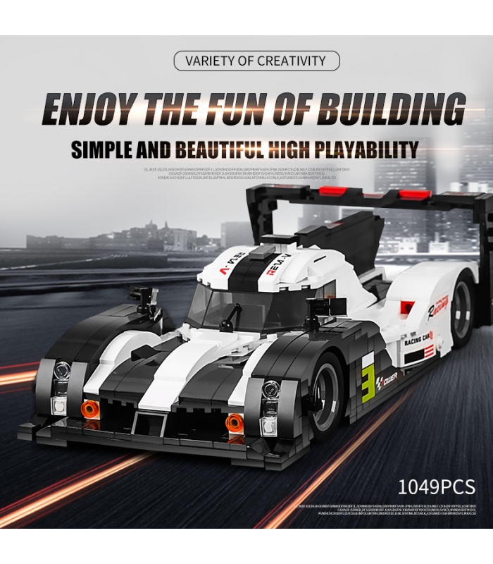 MOLD KING 10002 The 919 Formula Super Racing Car Model Building Blocks Toy Set