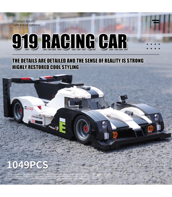 MOLD KING 10002 The 919 Formula Super Racing Car Model Building Blocks Toy Set