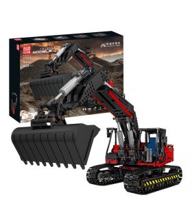 MOULD KING 17033 Link Belt 250 X 3 Mechanical Excavator Building Block Toy Set