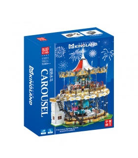 MOLD KING 11011 MKing Land Karussell Bausteine-Spielzeug-Set