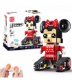 Moule King 13042 Mimi Mouse Walking Brick Télécommande Building Blocks Toy Set