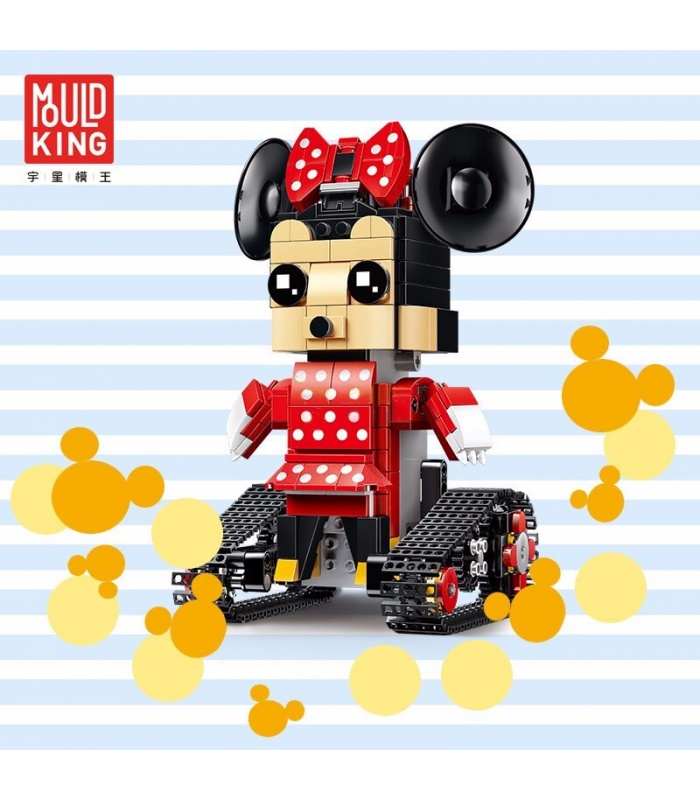 Moule King 13042 Mimi Mouse Walking Brick Télécommande Building Blocks Toy Set