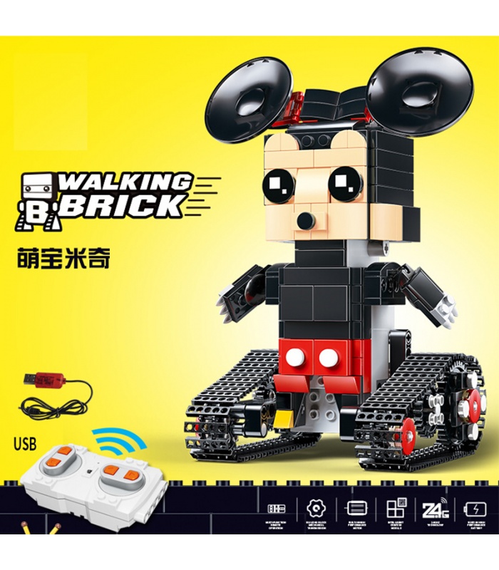Moule King 13043 Jerry Mouse Walking Brick Télécommande Building Blocks Toy Set