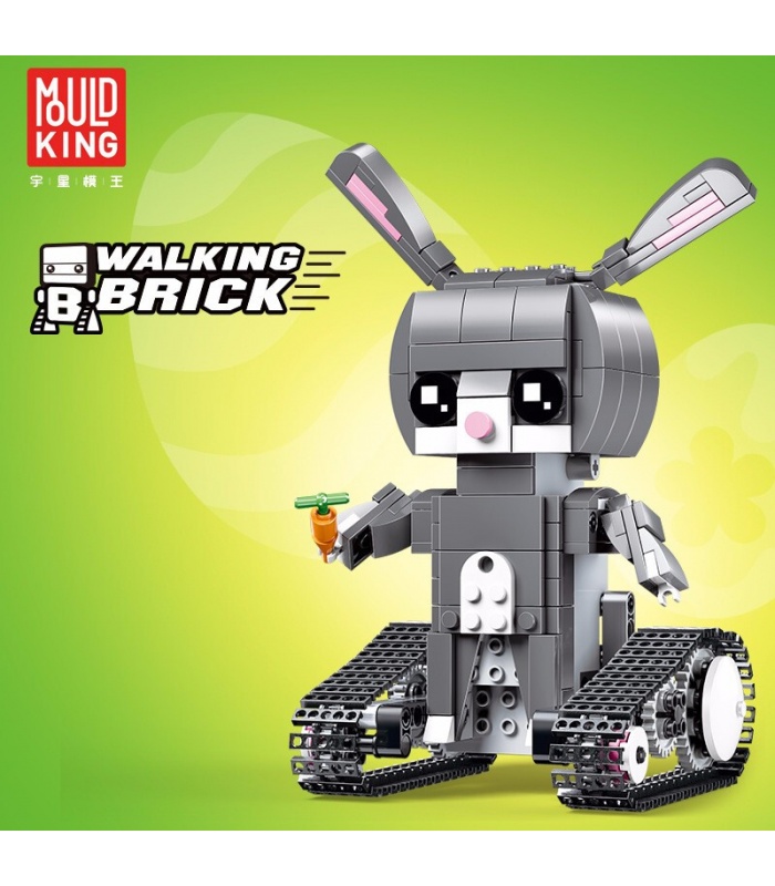 Mould King 13045 Judy Rabit Walking Brick Remote Control Building Blocks Toy Set