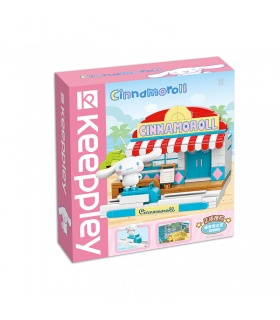 Keeppley K20809 Sanrio Series Summer Coconut Ice Desert Shop Building Blocks Toy Set