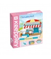 Keeppley K20809 Sanrio Series Summer Coconut Ice Desert Shop Building Blocks Toy Set
