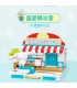 Keeppley K20809 Sanrio série été noix de coco glace désert magasin blocs de construction ensemble de jouets