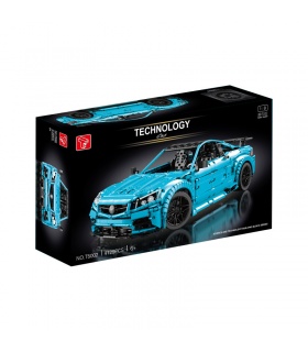 TGL T5002 Blue C63 Juego de juguetes de ladrillos de construcción de automóviles