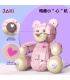 Jaki 8133 Ensemble de jouets de construction série créative ours en peluche rose