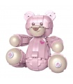 Jaki 8133 - Juego de juguetes de construcción con osito de peluche rosa, serie creativa