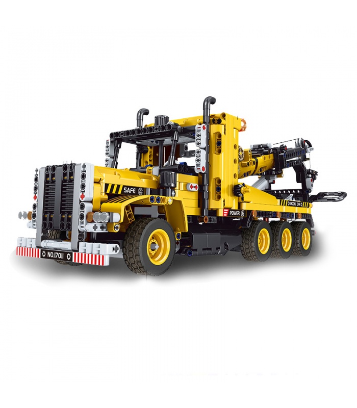 MOLD KING 17011 City Engeineering Tow Truck Building Blocks Toy Set