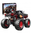 MOLD KING 18008 Flame Monster Buggy Coche Bloques de construcción de control remoto Juego de juguetes