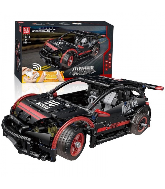 MOULD KING 18013 Hatchback Type R Remote Control Building Blocks Toy Set