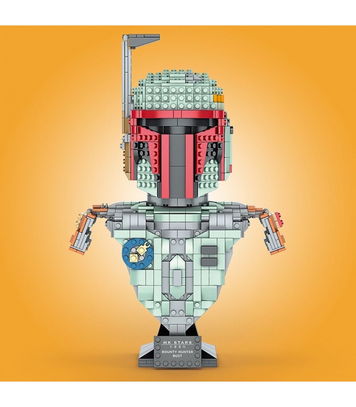 MOLD KING 21021 Bounty Hunter Buste Building Blocks Toy Set