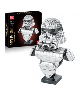 MOLD KING 21022 Stormtrooper Bust Juego de bloques de construcción de juguetes