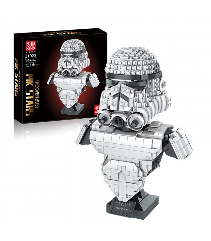 MOLD KING 21022 Stormtrooper Bust Building Blocks Ensemble de jouets