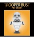 MOLD KING 21022 Stormtrooper Bust Building Blocks Ensemble de jouets
