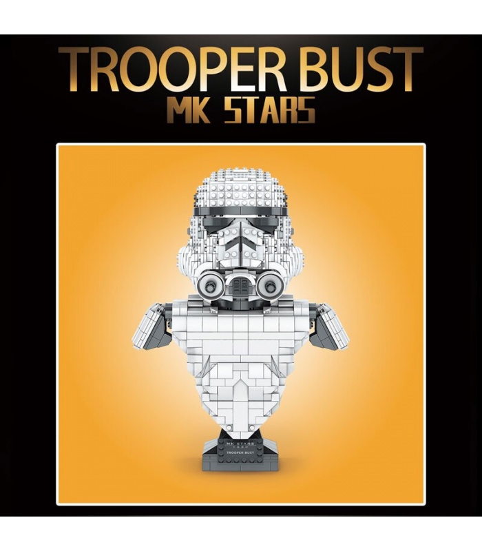 MOLD KING 21022 Stormtrooper Büste Bausteine-Spielzeug-Set