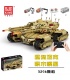 MOULD KING 20011 RC Red Alert Mammoth Tank Juego de bloques de construcción de juguete