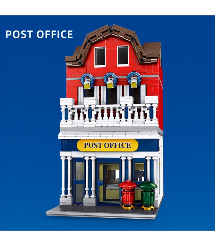 MOULD KING 11001 Post Office Building Blocks Toy Set