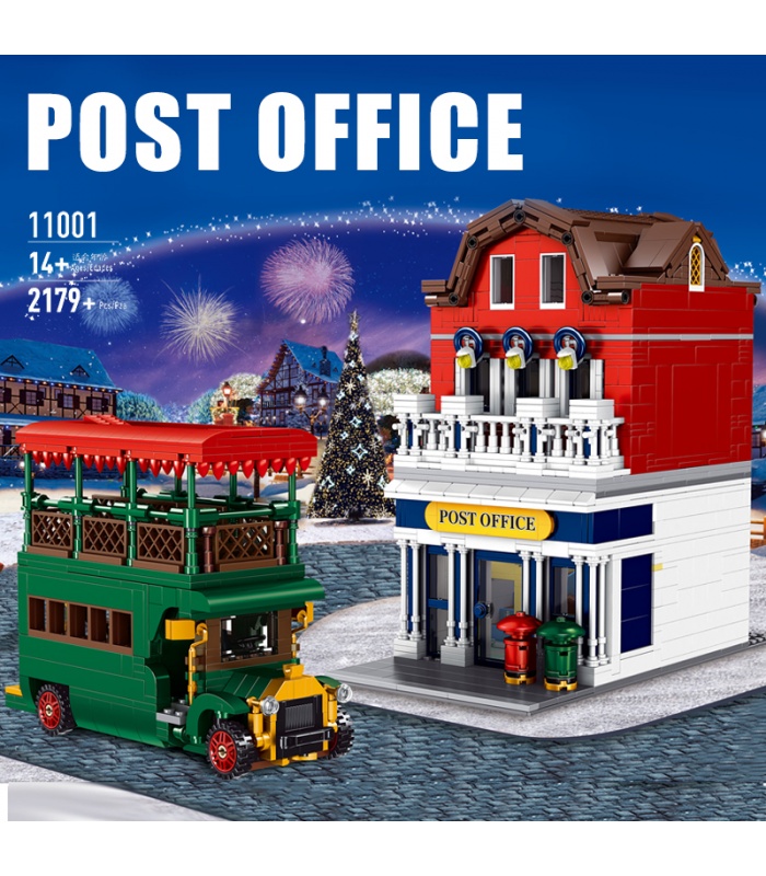 MOULD KING 11001 Post Office Building Blocks Toy Set