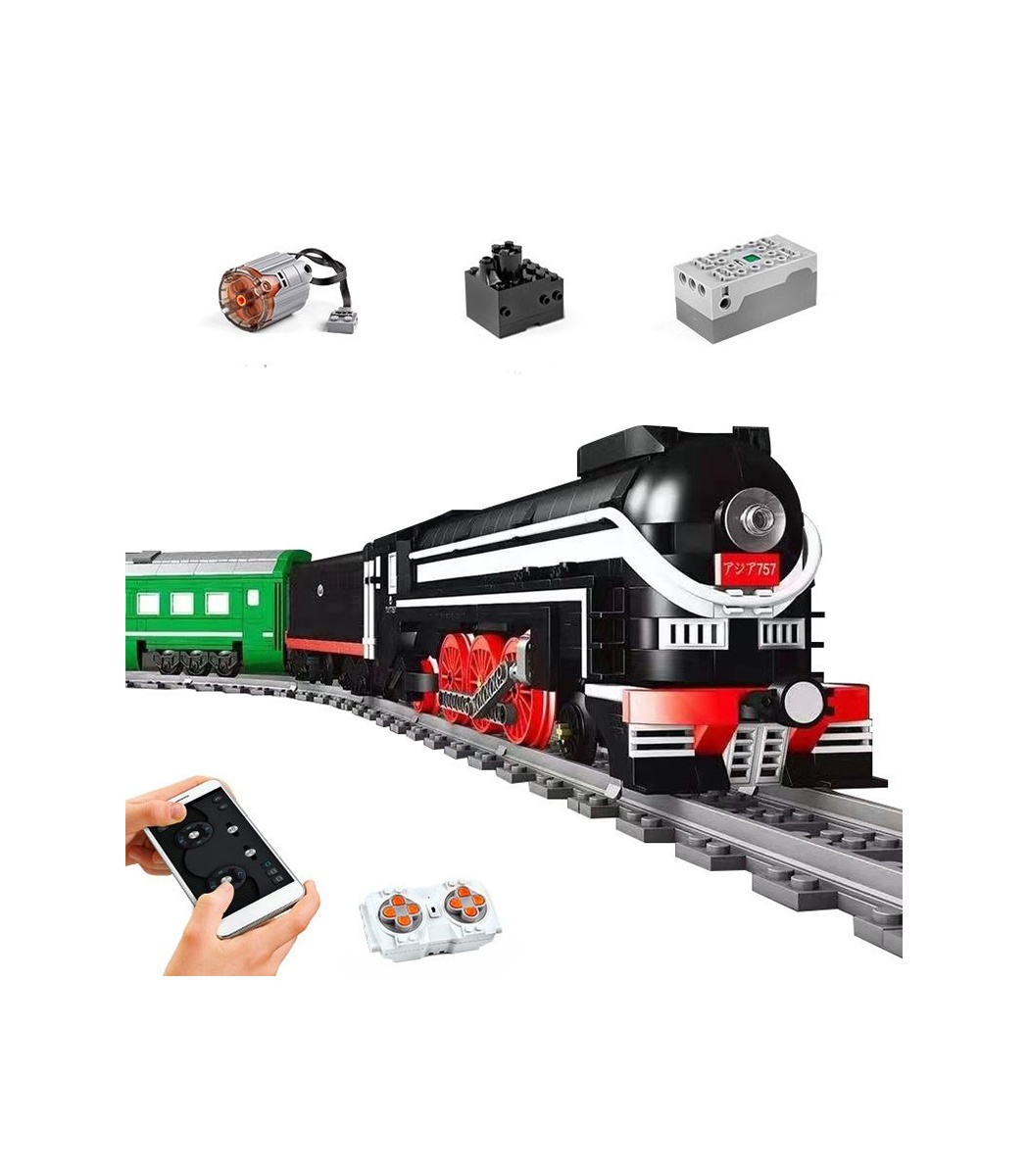 MOULE KING 12005 SL7 Asia Express Rail Train Télécommande Building Block  Toy Set 