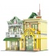 MOLD KING 16023 Restaurant français Street View Series Building Block Toy Set