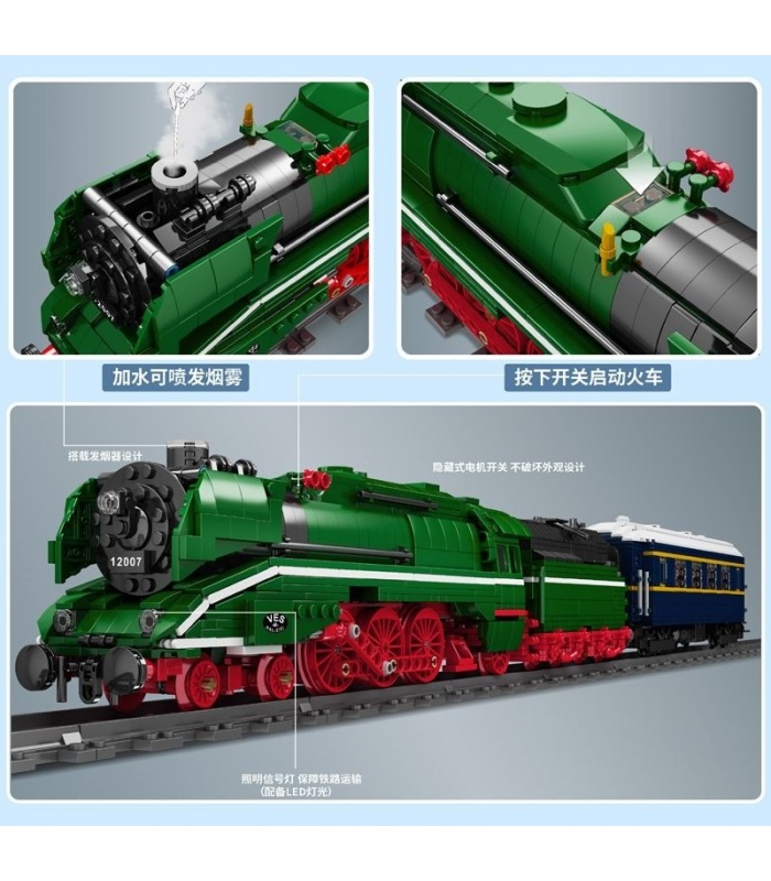 MOULE ROI 12007 Allemand BR18 201 Express Train Télécommande Building Block Toy Set