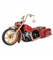 KBOX 10514 Retro Harley King Motorcycle Building Blocks Toy Set