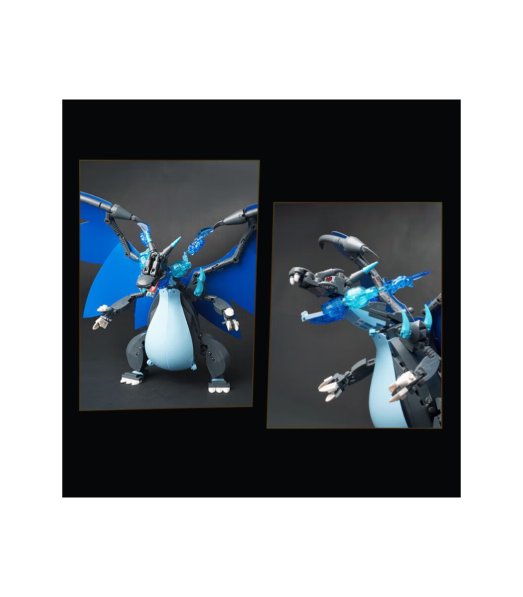 Pokemon Mega Charizard X Figure Set 