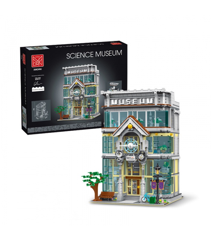 XMORK 10206 과학 기술 박물관 건설 시리즈 빌딩 블록 장난감 세트
