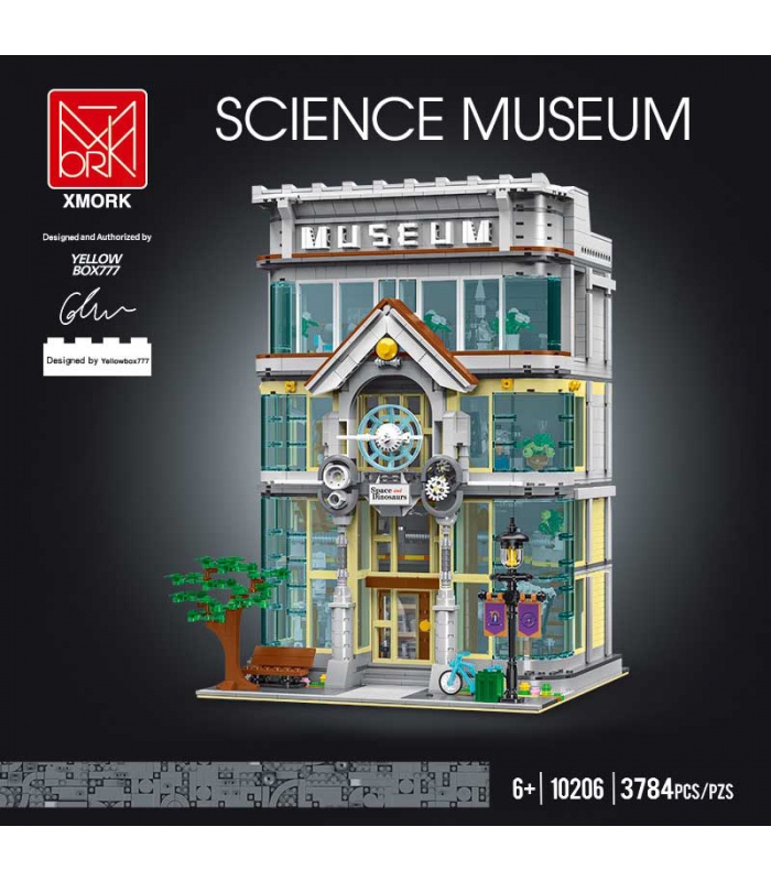 XMORK 10206 Bauserie des Wissenschafts- und Technologiemuseums, Bausteine-Spielzeugset