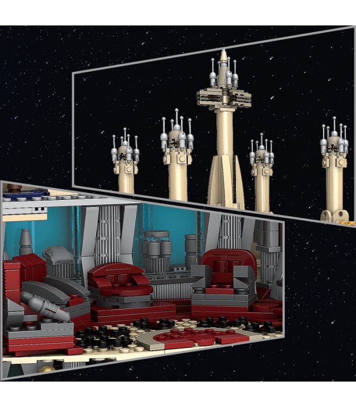 MOLD KING 21036 제다이 사원 스타워즈 시리즈 빌딩 블록 장난감 세트