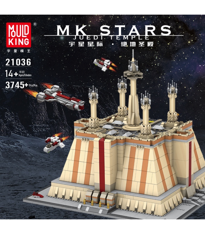 MOULD KING 21036 Templo Jedi Serie Star Wars Juego de juguetes de bloques de construcción