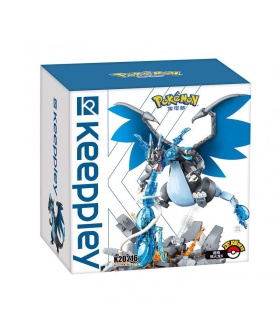 Keeppley K20216 슈퍼 리자몽 X 포켓몬 시리즈 빌딩 블록 장난감 세트