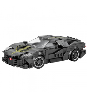 Reobrix 685 La Voiture Noire Sports Car Building Blocks Toy Set