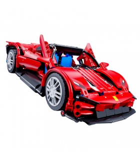 TGL T3048 Pull Back Sports Car Machinery Series Juego de juguetes de bloques de construcción