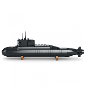 REOBRIX 800 전략적 핵 잠수함 군사 시리즈 빌딩 블록 장난감 세트