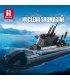 REOBRIX 800 Submarino Nuclear Estratégico Serie Militar Juego de Juguetes de Bloques de Construcción