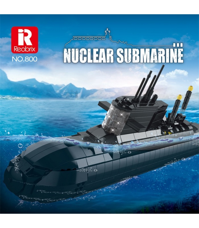 REOBRIX 800 Strategic Nuclear Submarine Military Series Bausteine Spielzeugset