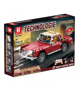 REOBRIX 11005 Mercedes-Benz 280SL Auto Technology Series Building Blocks Toy Set