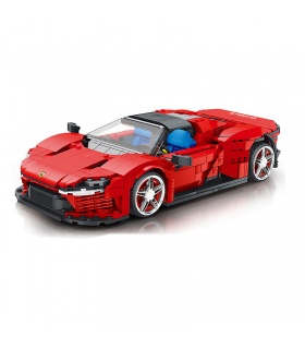 REOBRIX 11026 Italian SP3 Sports Car Building Blocks Toy Set