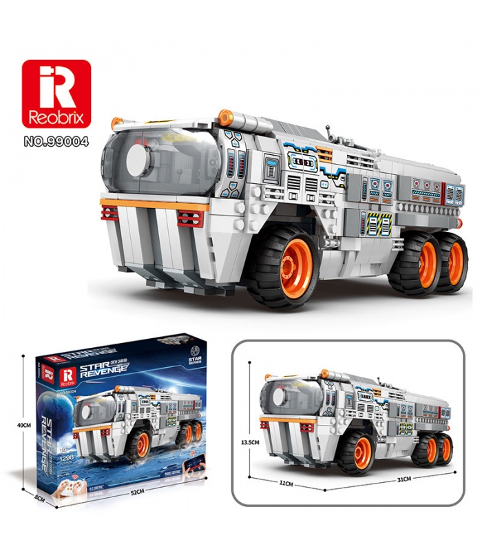 REOBRIX 99004 우주 인사 승무원 캐리어 빌딩 블록 장난감 세트