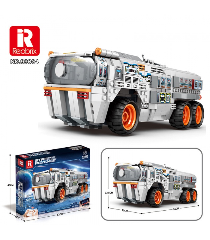 REOBRIX 99004 ensemble de jouets de blocs de construction de transporteur d'équipage de personnel spatial