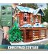 MOLD KING 16011 Weihnachtshaus-Beleuchtungs-Edition, Bausteine-Spielzeugset